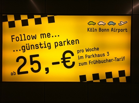 Flughafen Köln Parken billiger?